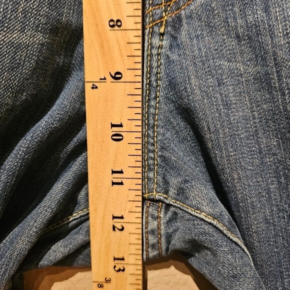 Lucky Brand Dungarees Wide Leg Jeans Women's Size 36 Vintage - Picture 5 of 8